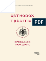 Orthodox Tradition Magazine No. 2/2003