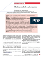 Diagnosis of Mullerian Anomalies in Adults PDF