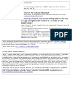 Monitoring of Royal Jelly Protein Degradation During Storage Using Fourier-Transform Infrared (FTIR) Spectros