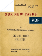 Stalin, Our New Tasks