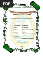 Tributacion en El Peru