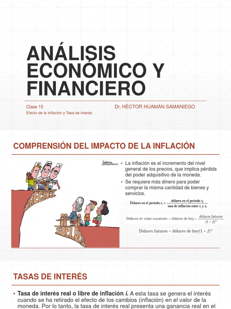 Impacto de Inflación y Tasas de Interés | PDF | Inflación | Tasas de ...