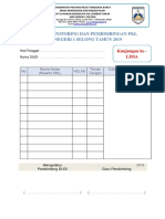 Lembar Monitoring Dan Pembimbingan Pkl