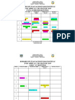 Horario de Evaluaciones Diagnosticas 2019