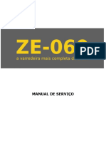 Manual de serviço da varredeira ZE060