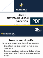 Sistema de Losas en Una Dirección