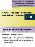 Mas Practice Standards and Ethical Requirements