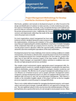 PM4DEV Benefits of Project Management Methodology