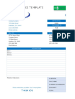 IC Blank Invoice Template 8563
