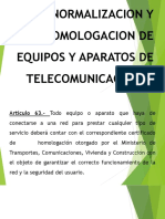 Homologacion Mercados y Sanciones  de telecomunicaciones en Perú