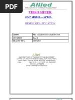 Design Qualification Document Sample 7C Infrared Spectroscopy