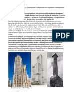 Informe Sobre Expresionismo y Romanticismo en La Arquitectura Contemporanea