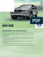 XC90 Quick Guide MY12 ES Tp14358