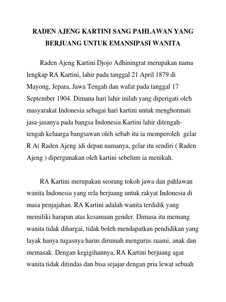 Narasi Ra Kartini