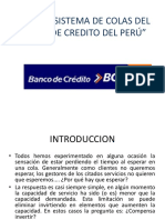 Analisis Sistema de Colas Del Banco de Credito