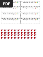 Printable Recitation Chips Template | PDF