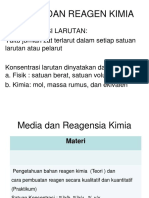 Materi Kuliah Media Reagensia