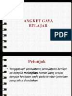 Angket Gaya Belajar