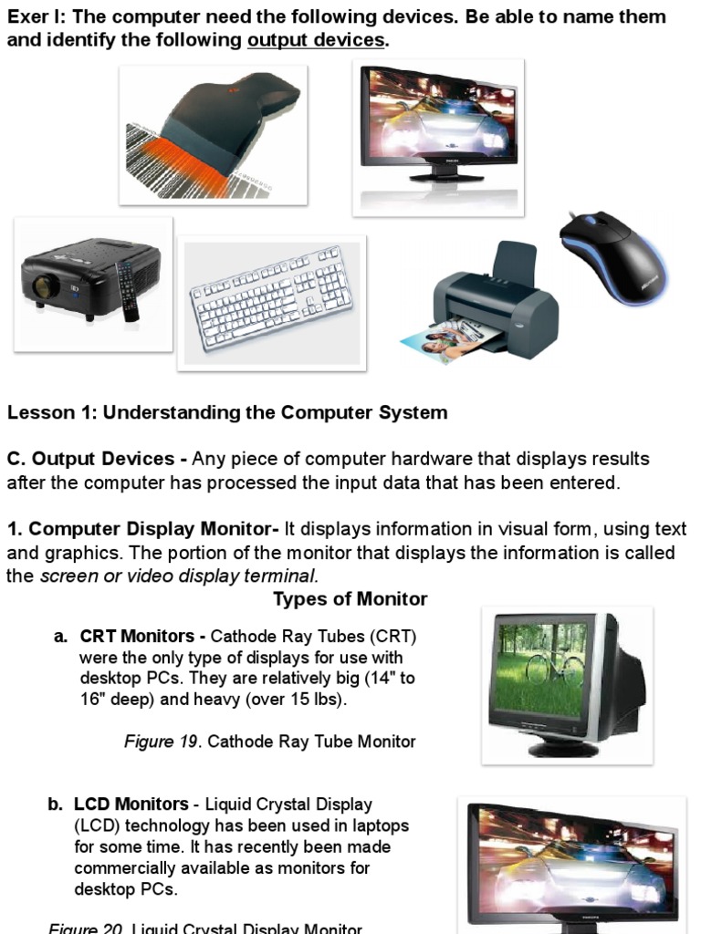 Computer Hardware Input Devices