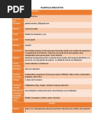 Planilla educativa 