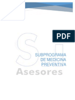 Subprograma de Medicina Preventiva