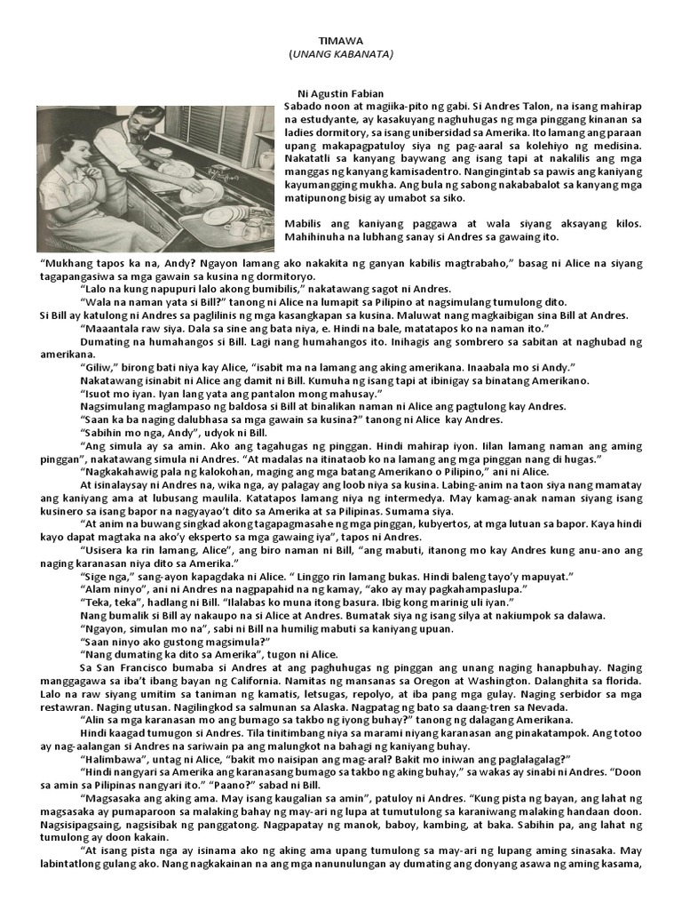 TIMAWA | PDF