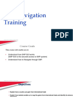 SAP Navigation Training