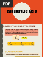 6. Carboxylic Acid