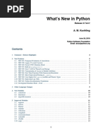 What's New in Python: A. M. Kuchling