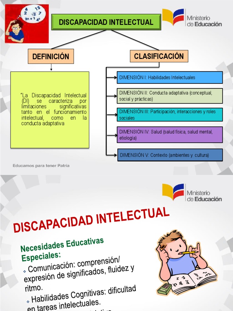 Clasificación y características de DI | PDF | Discapacidad intelectual ...