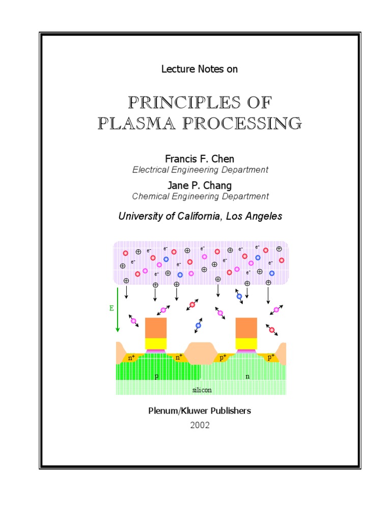 (Physics) Chen F. F., Chang J. P. - Lecture Notes On Principles of ...