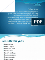 Definisi Beton