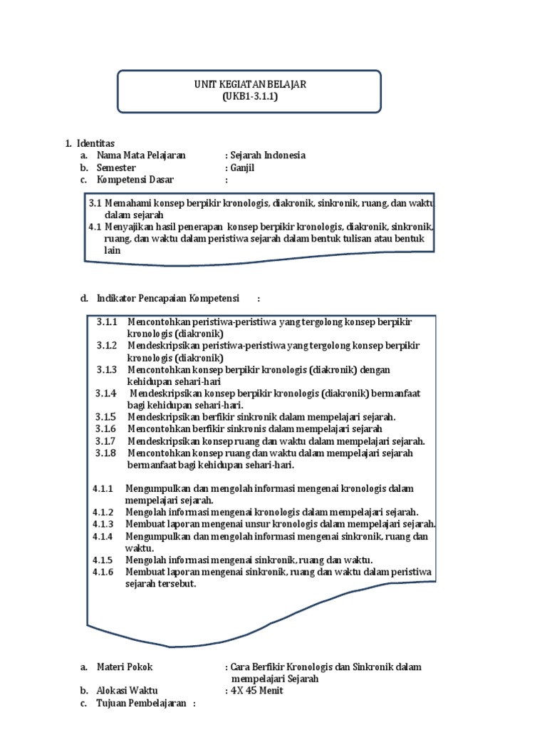 Ukbm Sejarah Indonesia Kd 3 1 Pdf