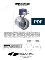 Gas Vent Damper PDF