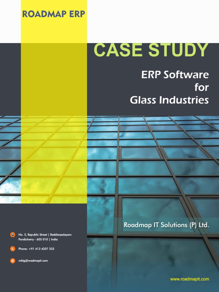 ERP Solutions for Glass Industry | PDF | Enterprise Resource Planning ...