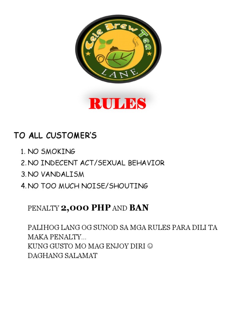 Customer Conduct Rules and Penalties | PDF