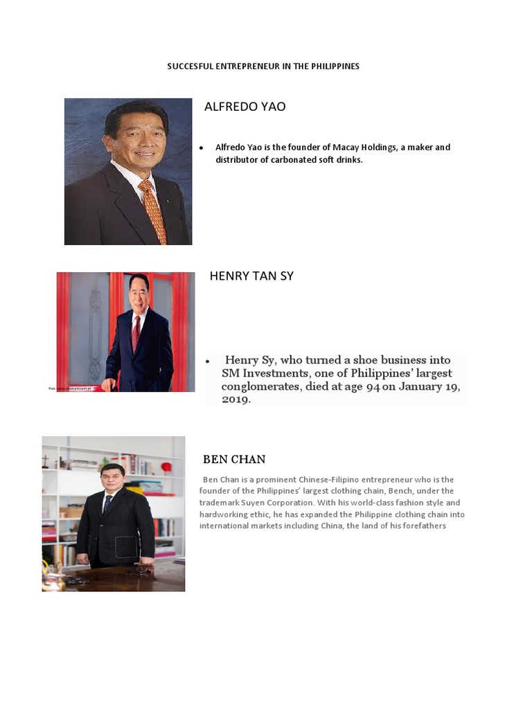 Alfredo Yao Succesful Entrepreneur in The Philippines PDF