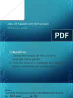 Area of Square and Rectangles