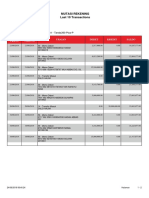 Mutasi Rekening Last 10 Transactions: TGL Trans TGL Valuta Uraian Debet Kredit Saldo