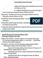 Amali-Kesan Pencucian Sabun Dan Detergen Dalam Air Liat