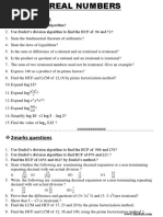 10th Maths Important Questions and Bits