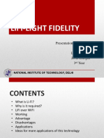 Lifi-Light Fidelity: Presentation By: Raffy Rosal Lhay Ann Bassig Jovie Estopia 3 Year