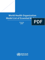 World Health Organization Model List of Essential Medicines
