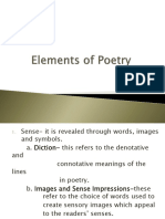 Elements of Poetry