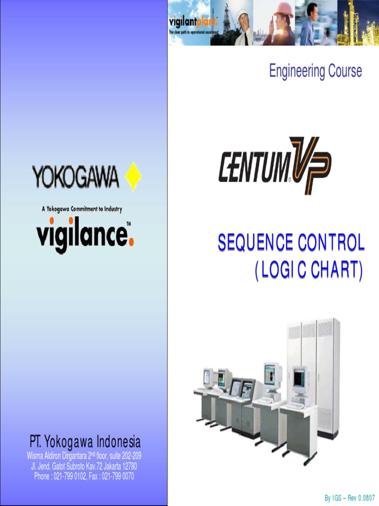 Yokogawa Logic Chart Control Overview | PDF | Input/Output | Electronics
