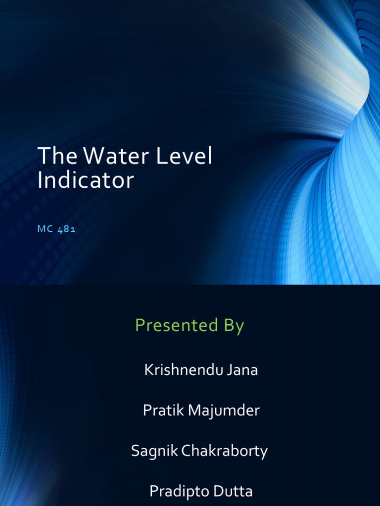 The Water Level Indicator PDF