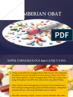 PEMBERIAN OBAT Pada LANSIA