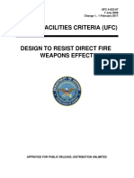 Unified Facilities Criteria (Ufc), Design To Resist Direct Fire Weapons Effects