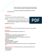 Pneumonia: Pneumonia (E.g HAP)