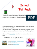 School Tot Pack: - Be Sure To Download Part 1, 2 & 3